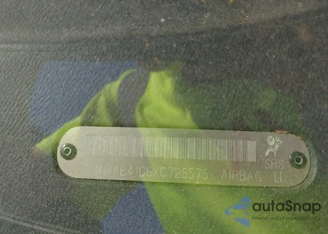 1999 Nissan Sentra Gxe/Xe z USA, uszkodzony, nr VIN 1N4AB41D6XC725575